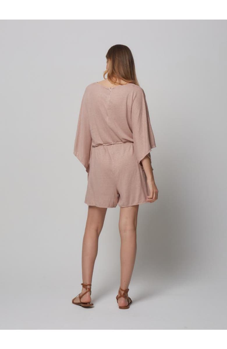 Majestic Filatures Linen Stretch Hand Dye Jumper, Alternate, color, Rose The