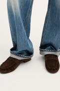 Madewell Ashley Ruched Leather Loafer