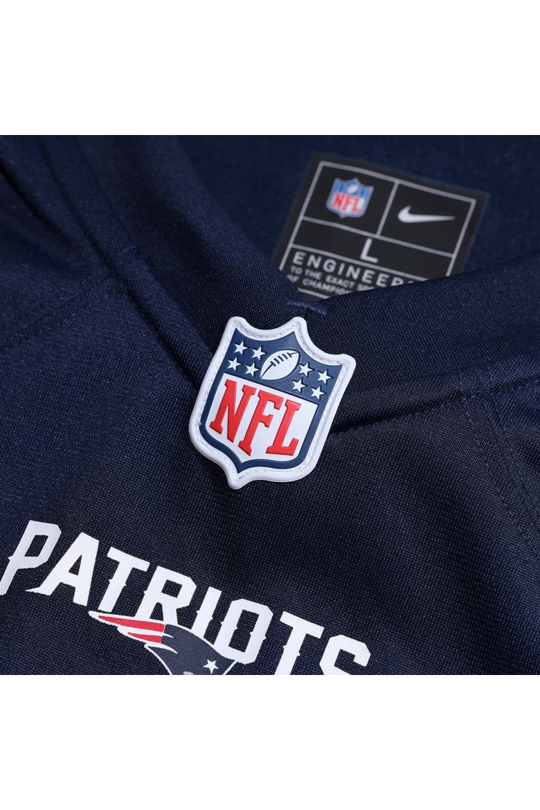 Youth Nike A.J. Brown Navy New England Patriots Team Game Jersey, Alternate, color, Navy
