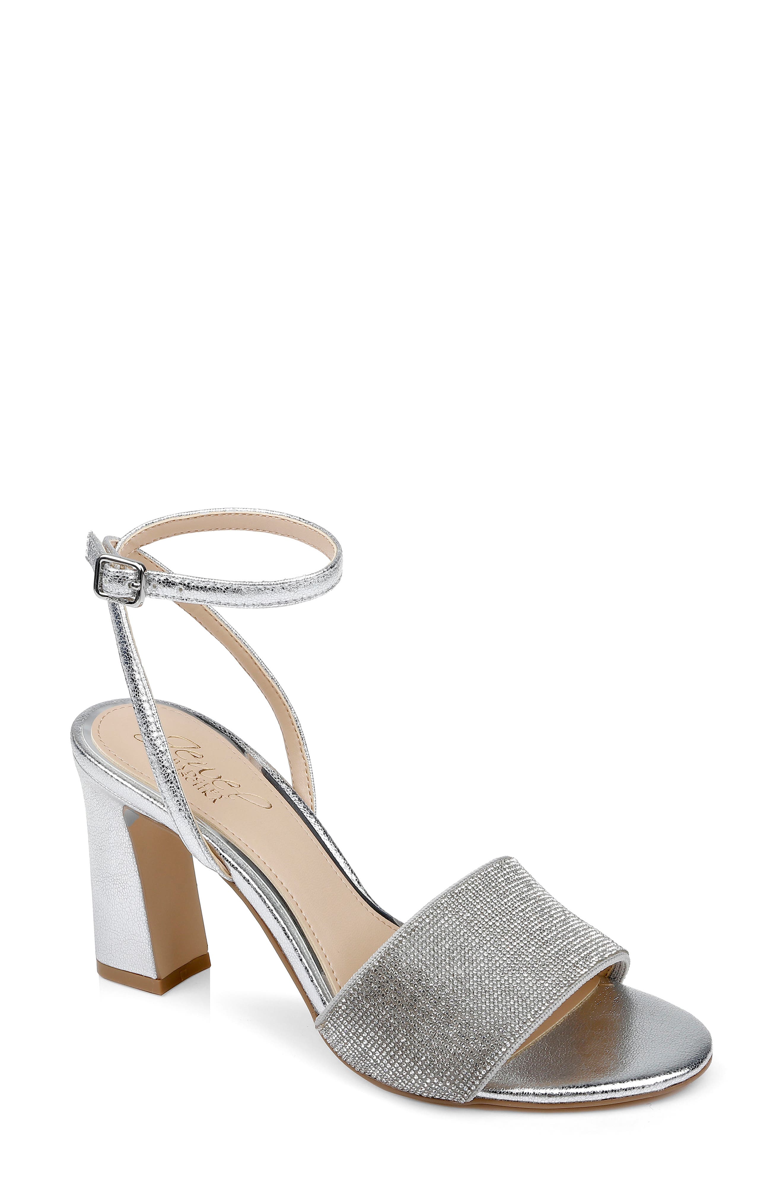 Jewel Badgley Mischka Hattie Ankle Strap Sandal