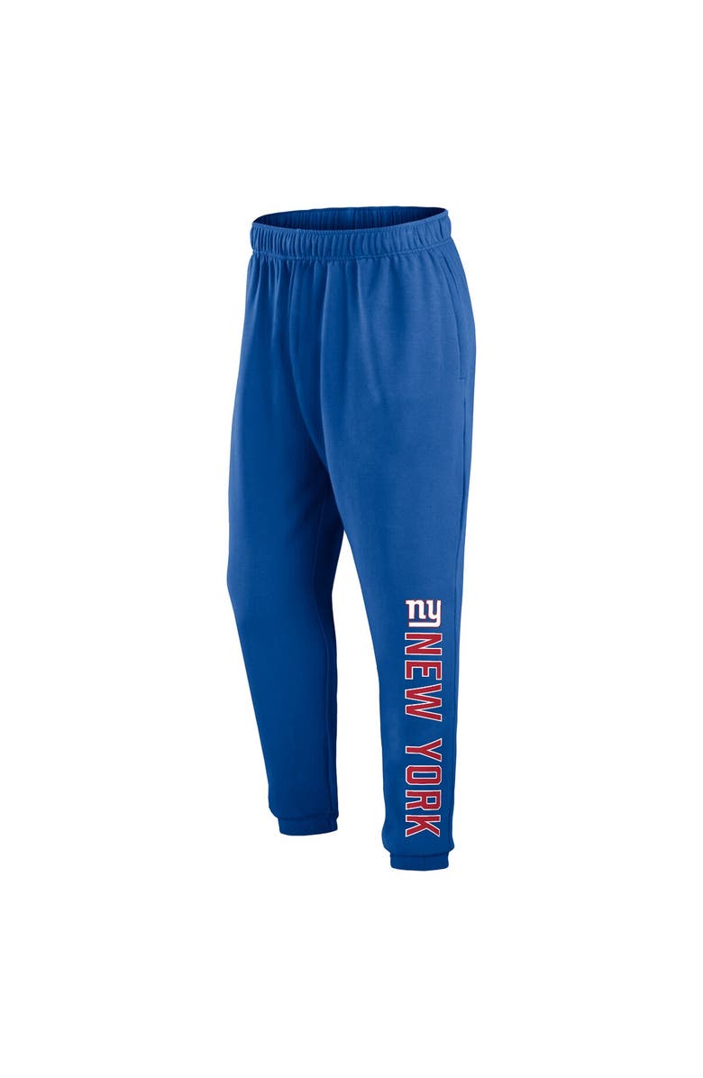 FANATICS Men's Fanatics Branded Royal New York Giants Big & Tall Chop Block Lounge Pants, Alternate, color, 