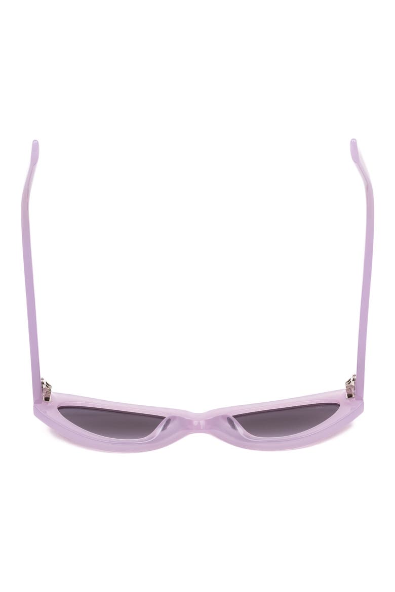 Dirty Epic 55mm Gradient Cat Eye Sunglasses, Alternate, color, PURPLE