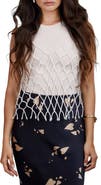 SAACHI Faux Pearl Top