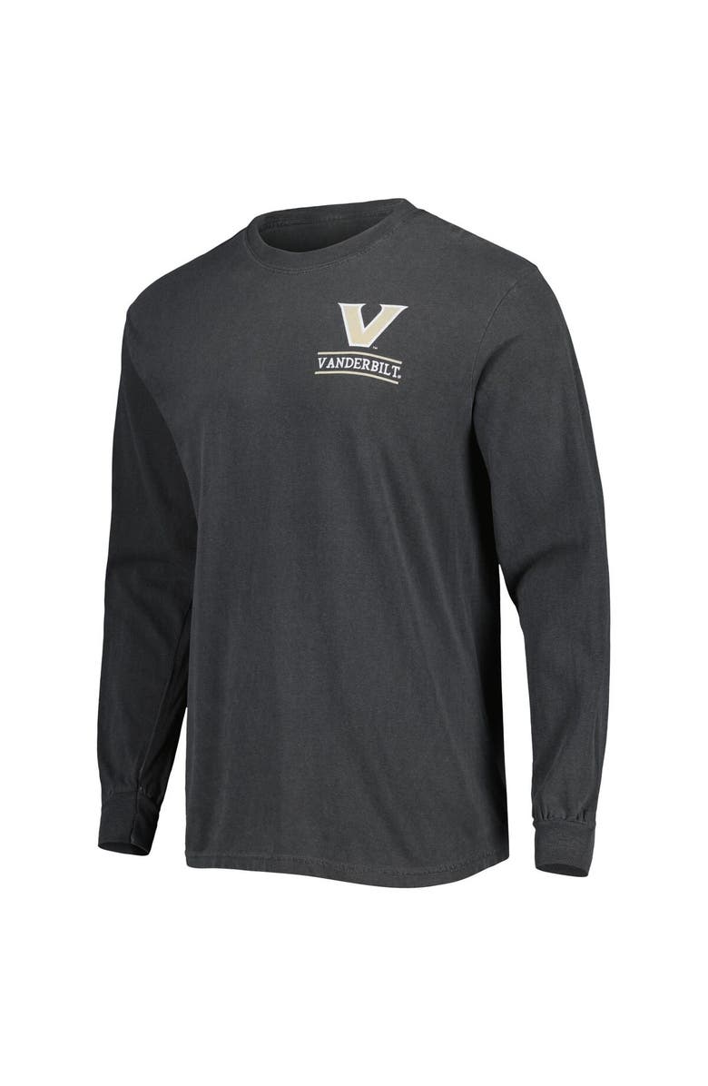 IMAGE ONE Men's Black Vanderbilt Commodores Circle Campus Scene Long Sleeve T-Shirt, Alternate, color, 