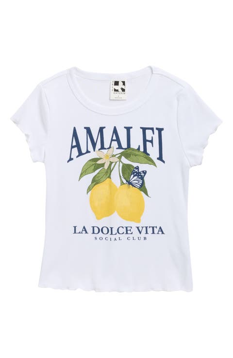 Kids' Amalfi Lemon Baby Tee (Big Kid)