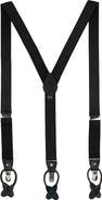 Brooklyn Brigade Men's Solid Web Adjustable Suspenders