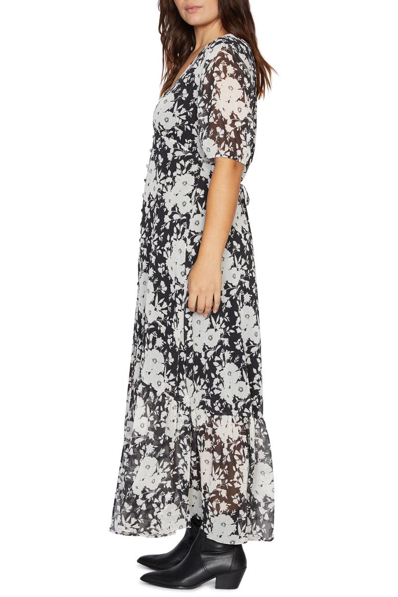 Florence Floral Maxi Dress, Alternate, color, SHADOW BLOOM