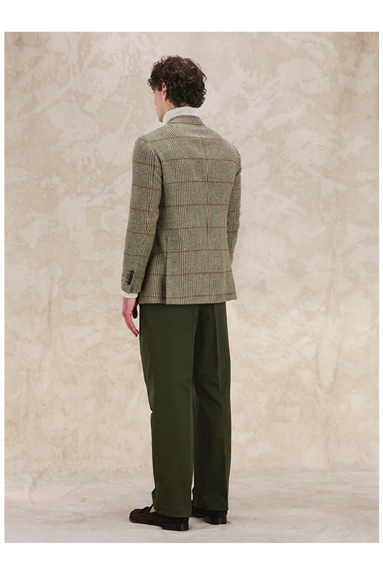 Shetland Double-Breasted Jacket, Alternate, color, Multicolor