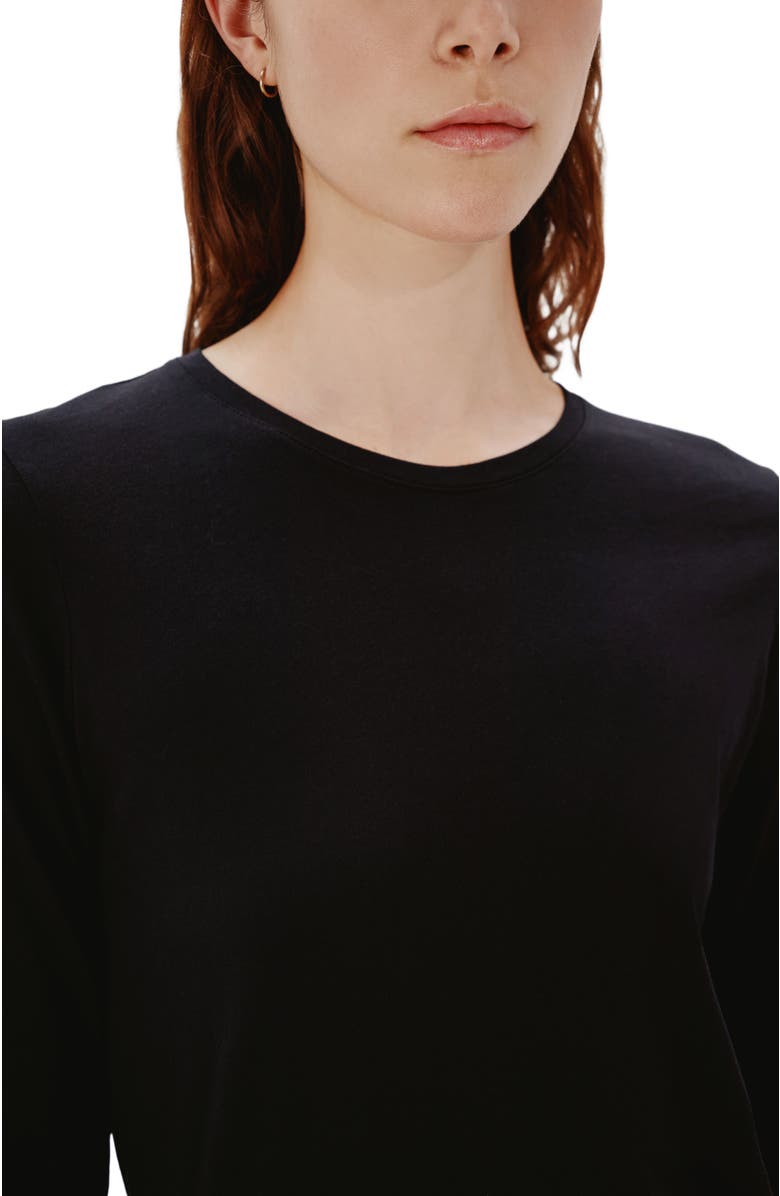 Another Tomorrow LONG SLEEVE TEE, Alternate, color, Black