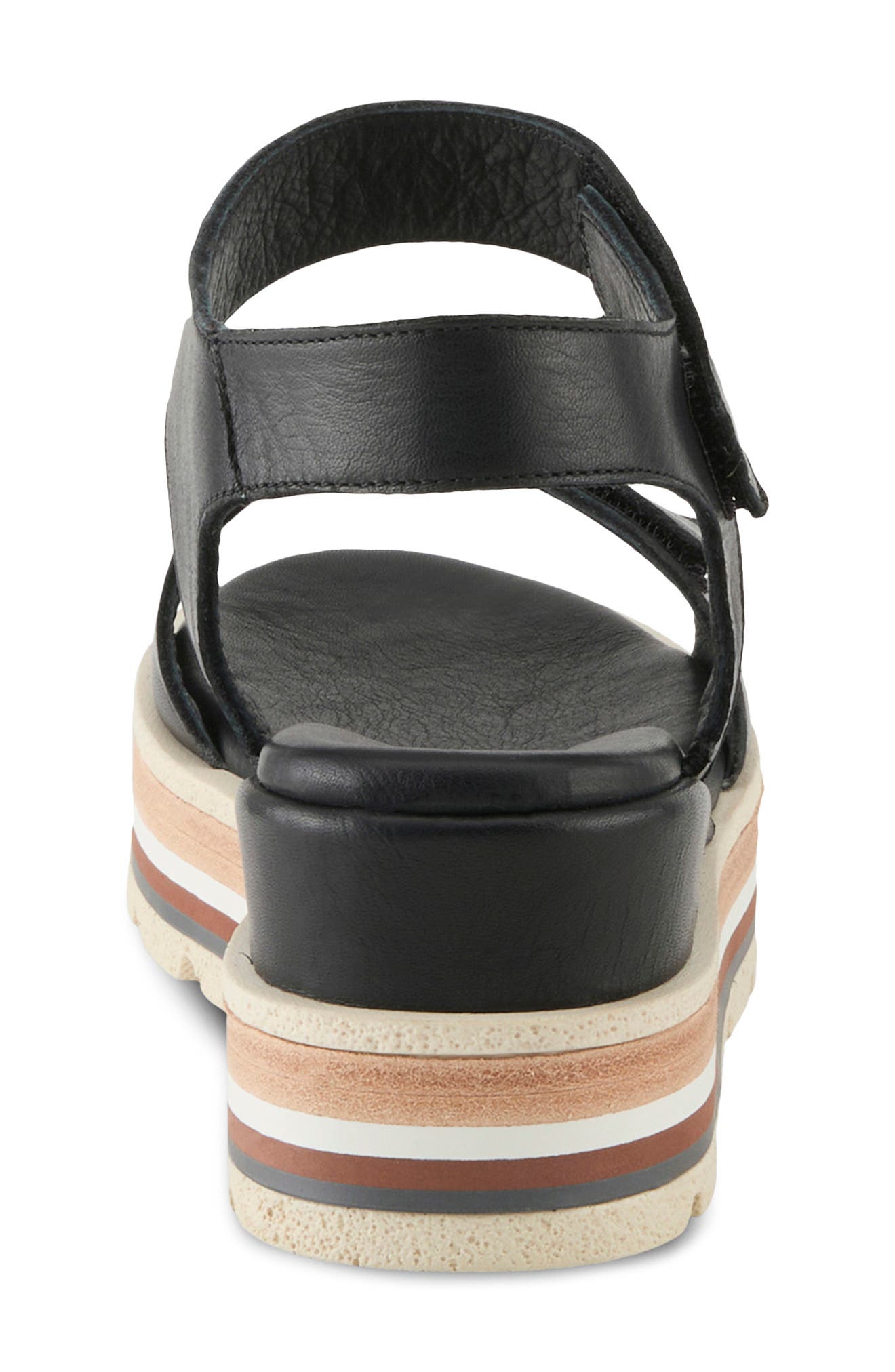 Spring Step Hileman Platform Sandal, Alternate, color, Black