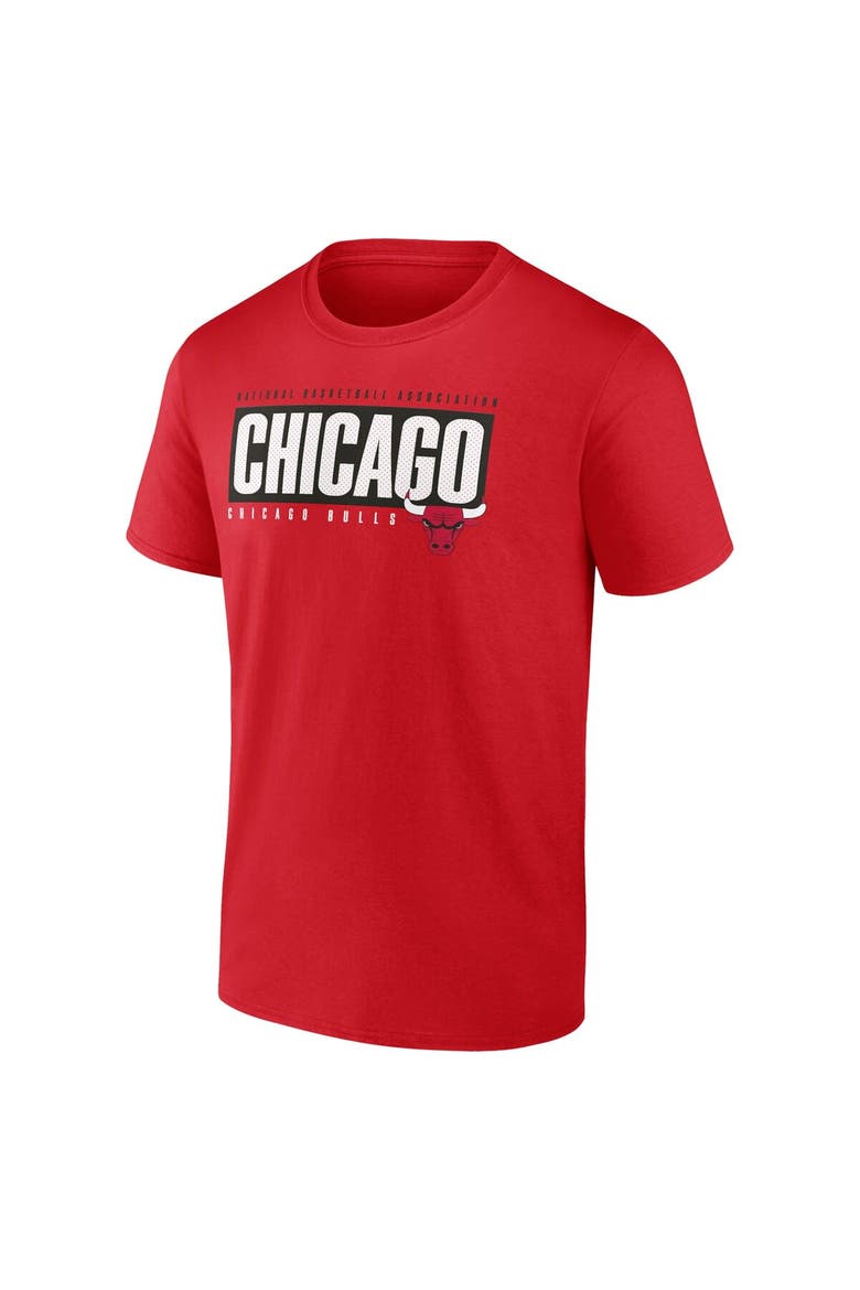 Men's Fanatics Branded Red Chicago Bulls Box Out T-Shirt, Alternate, color, Red