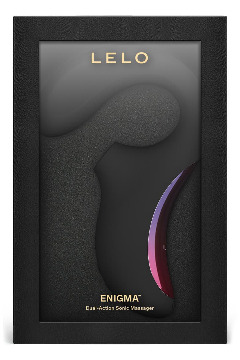 ENIGMA Black Sonic Massager, Alternate, color, BLACK