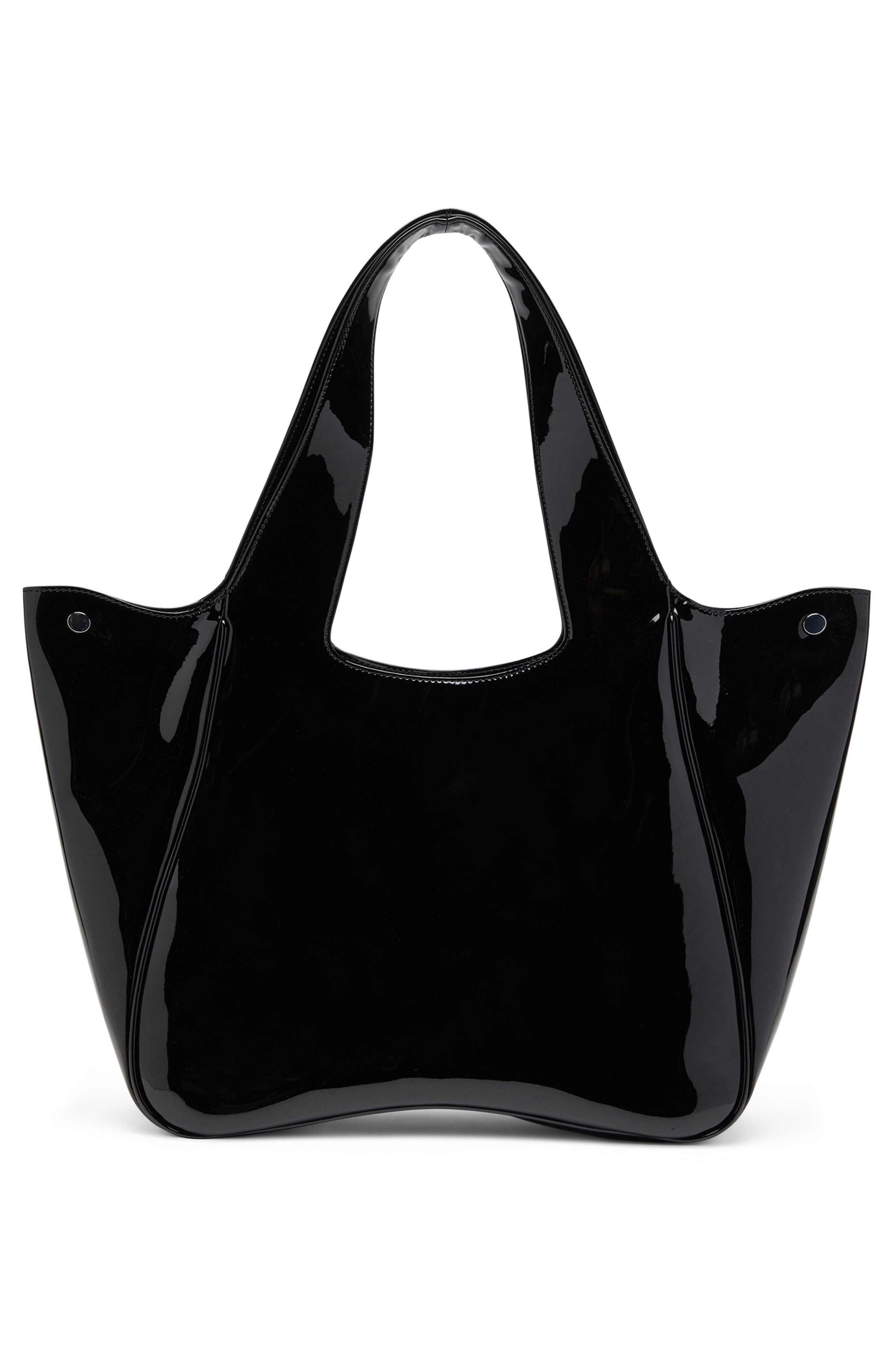 DIESEL<sup>®</sup> Play Glossy Shopper Tote, Alternate, color, Black