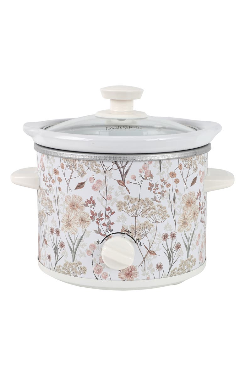 Dwell Studio Print Slow Cooker, Main, color, Neutral