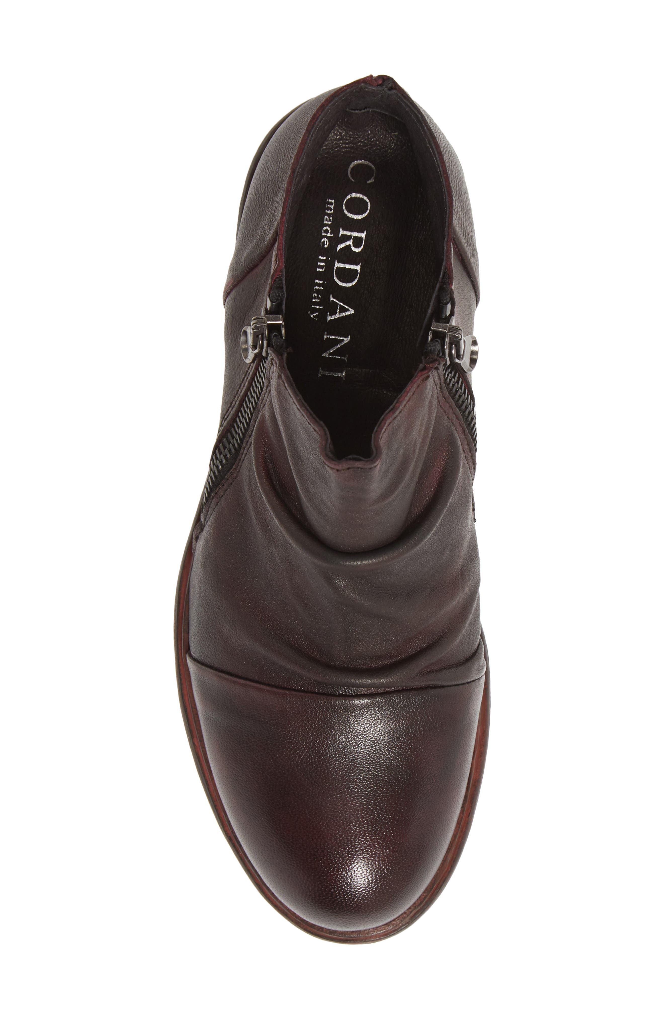 Parnell Bootie, Alternate, color, BURGUNDY LEATHER