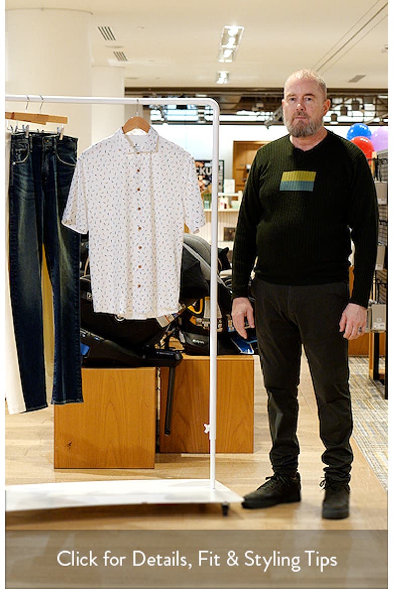 Shortboard Knit Short Sleeve Button-Up Shirt video