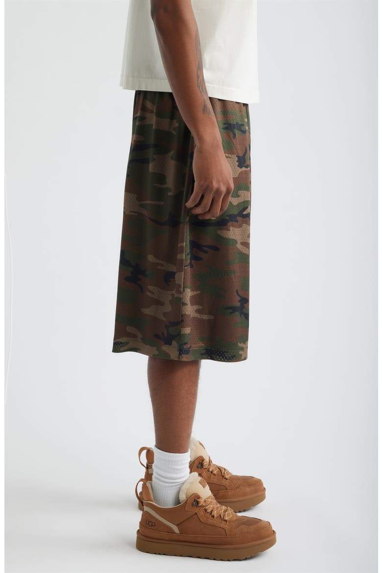 Baggy Mesh Shorts, Alternate, color, CAMO
