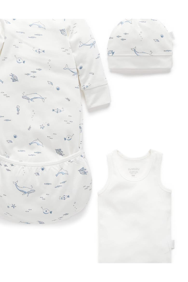 Newborn Hospital Gift Pack 6 Piece, Alternate, color, Vanilla Nautical Pack