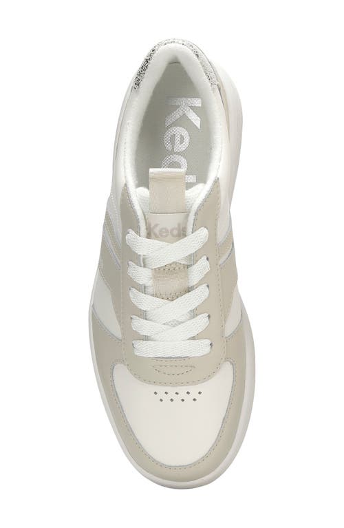Keds ® The Court Sneaker In Oatmeal/snow
