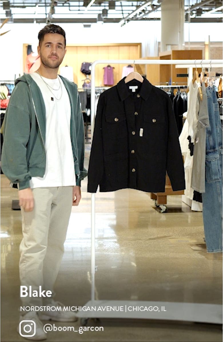 Oversize Cotton Shacket, sales video thumbnail