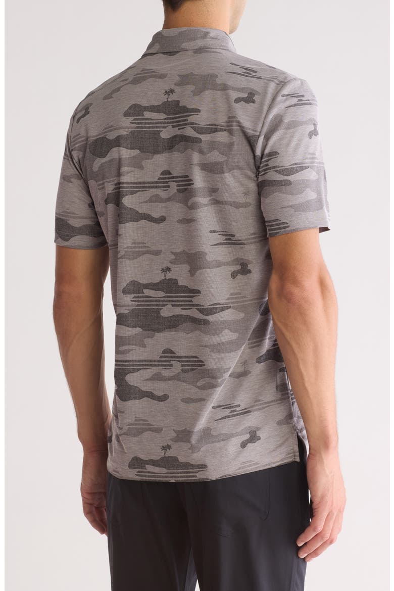 Beachside Stealth Pima Cotton Blend Polo, Alternate, color, HEATHER GREY