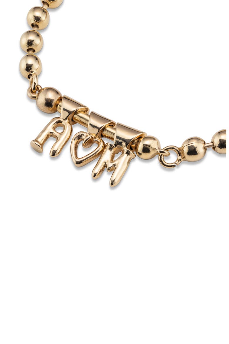 18K Gold-Plated Charm, Alternate, color, Gold