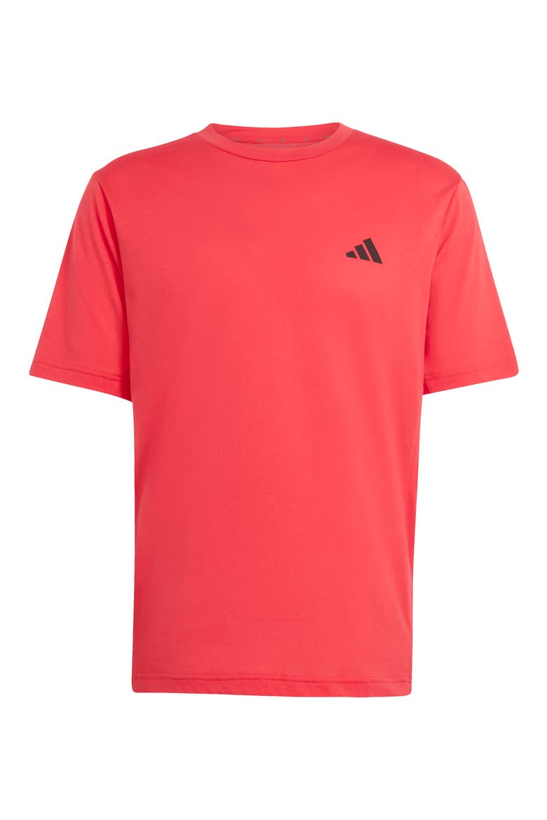 Climacool Workout Essentials Base T-Shirt, Alternate, color, PURE RUBY