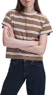 rag & bone Kelly Stripe Boxy T-Shirt