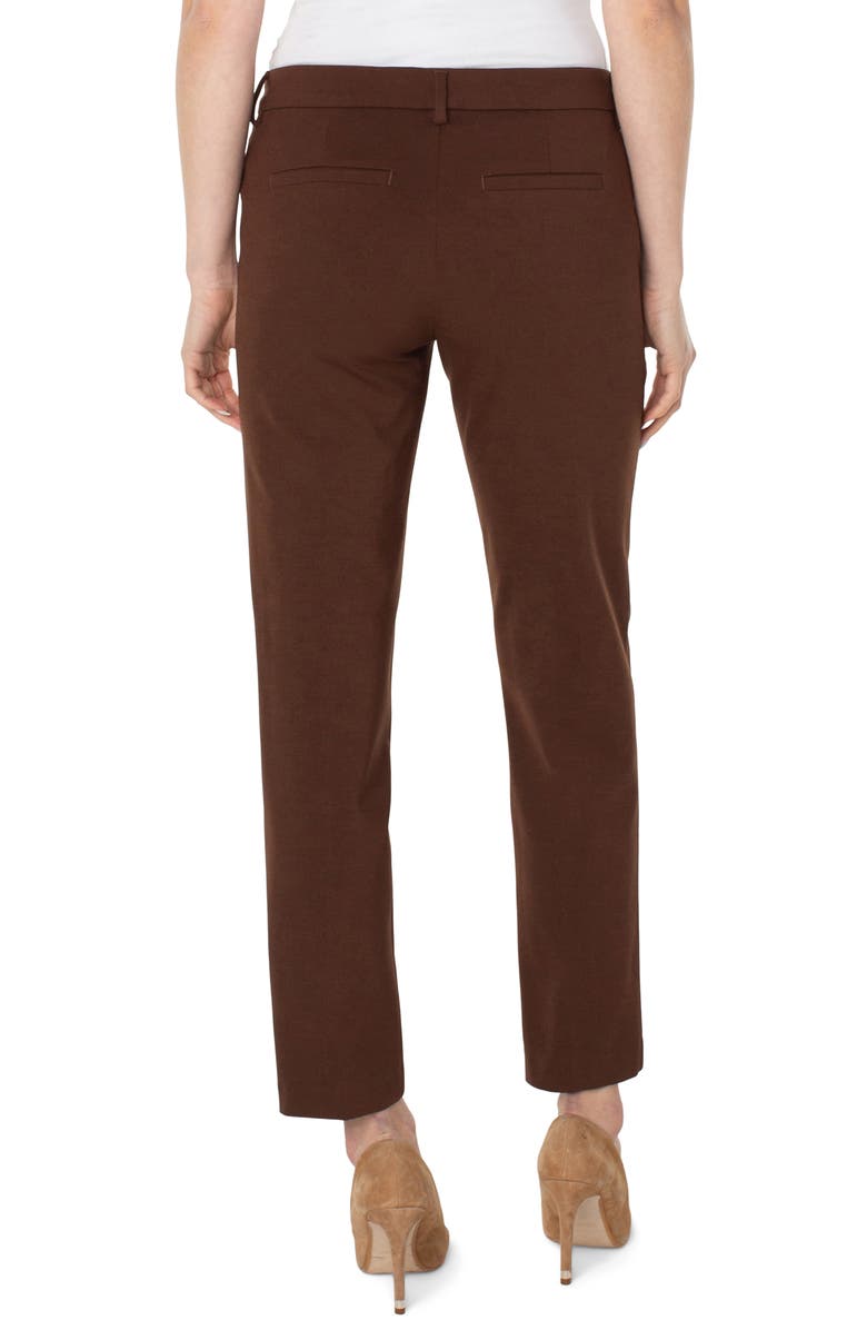 Liverpool Los Angeles Kelsey Knit Trousers, Alternate, color, Brownstone
