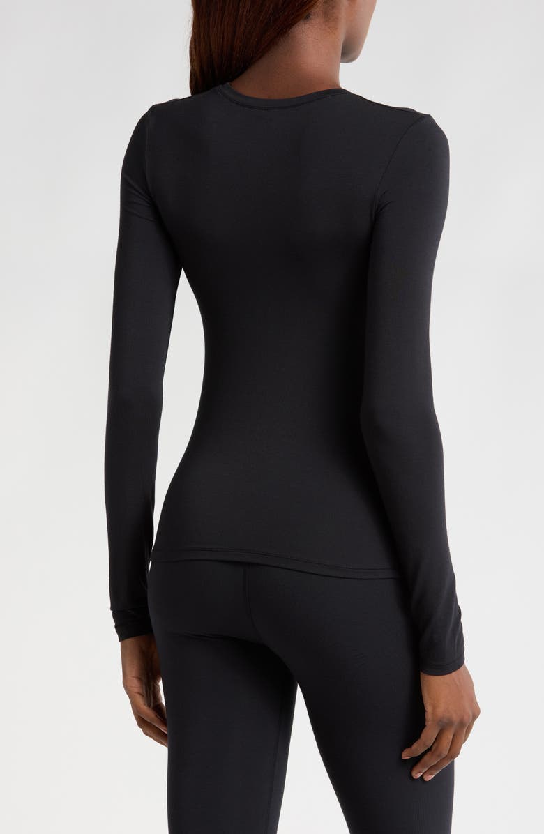UGG<sup>®</sup> Aidelene Long Sleeve Sleep Top, Alternate, color, Black