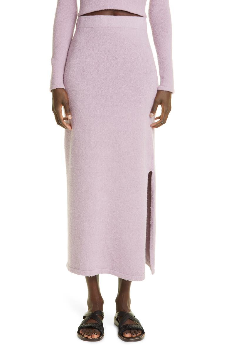 Altuzarra Malia Cotton Blend Midi Skirt, Main, color, 