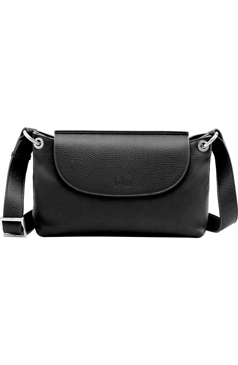 behno Medium Judith Crossbody Satchel, Main, color, Black