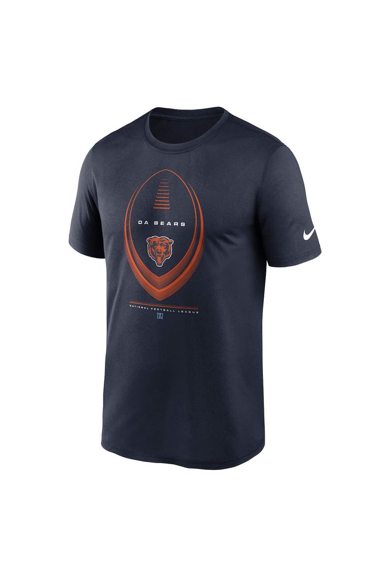 Men's Nike Navy Chicago Bears Big & Tall Legend Icon Dri-FIT T-Shirt, Alternate, color, Navy