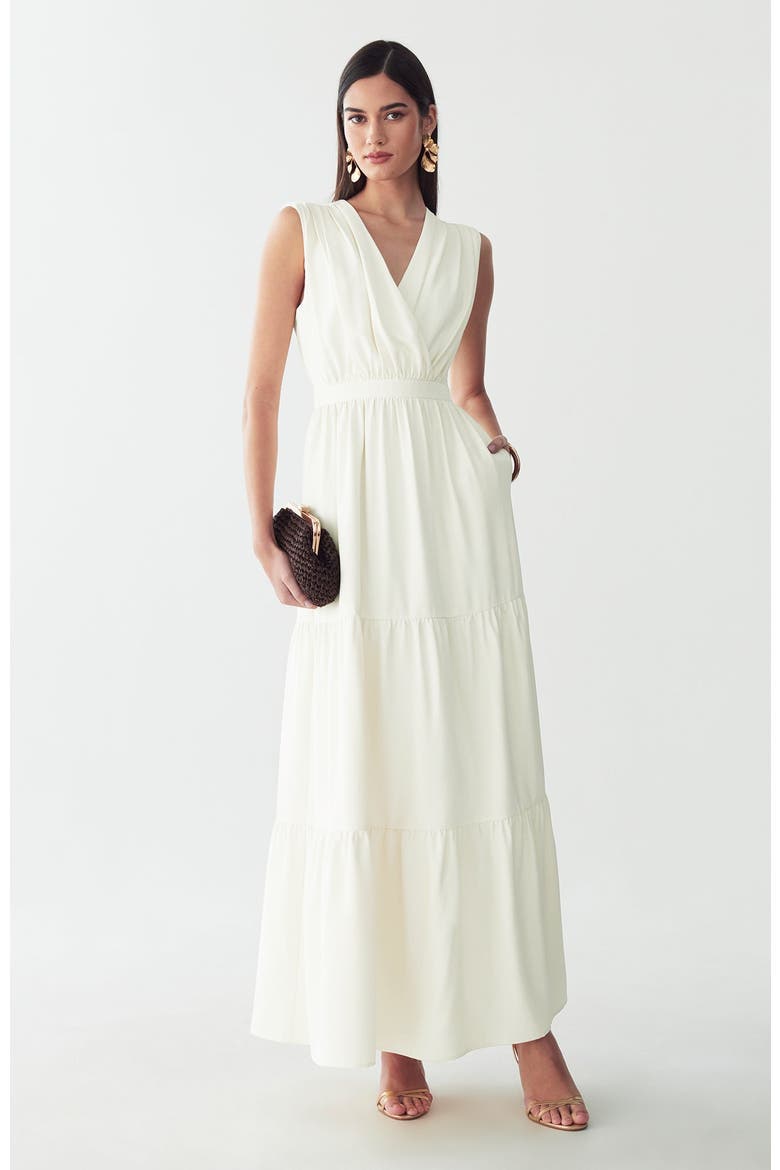 Grennan Maxi Dress, Alternate, color, Cream
