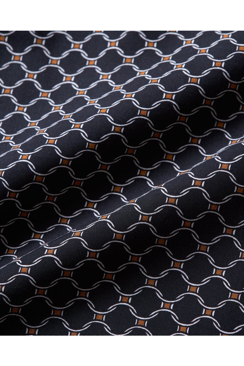 Maitan Printed Lyocell Shirt in Tessoro, Alternate, color, Night Iris