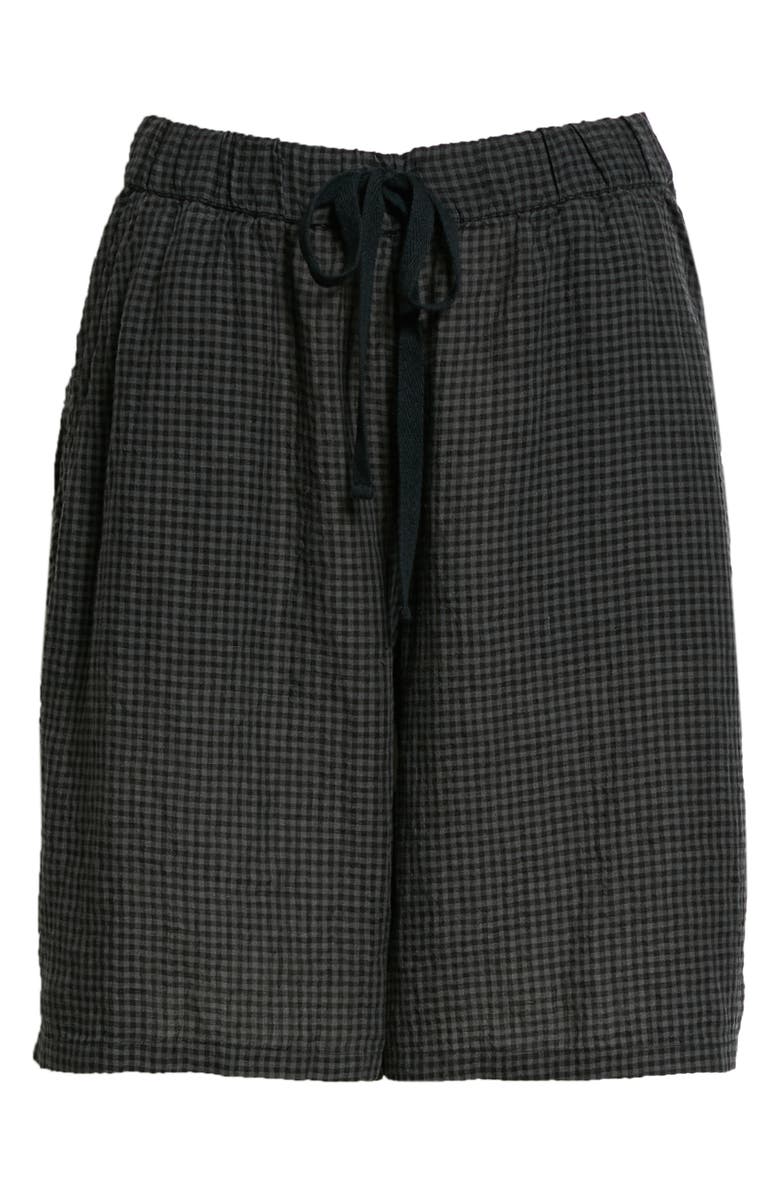 Eileen Fisher Organic Linen Drawstring Shorts, Alternate, color, 