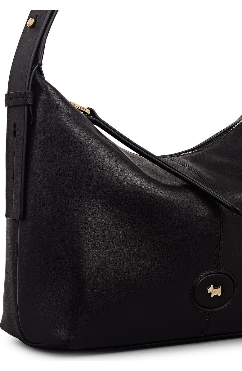 Radley Maldon Mews Medium Leather Shoulder Bag, Alternate, color, Black