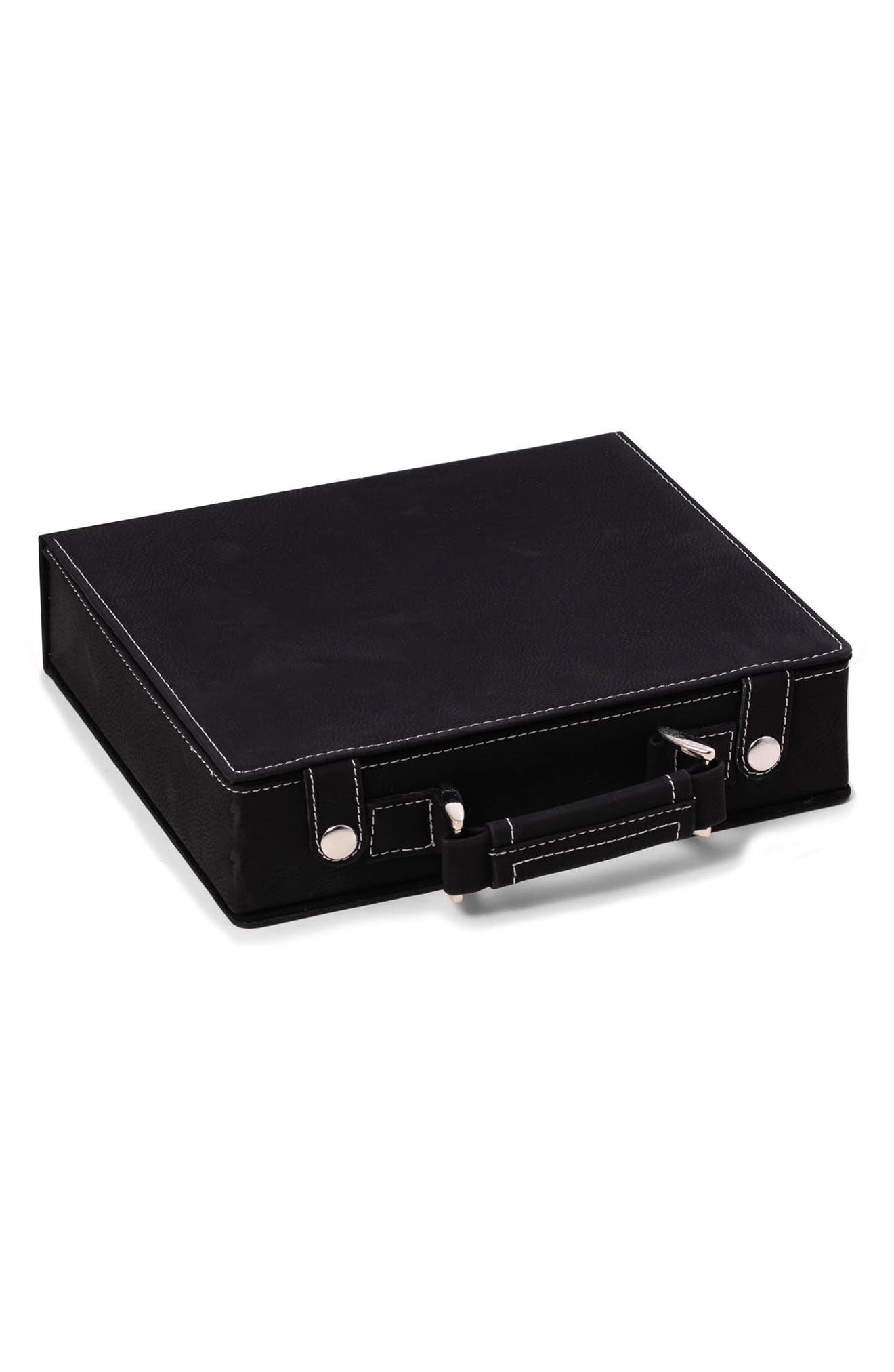 Bey-Berk Parker Black Poker Set