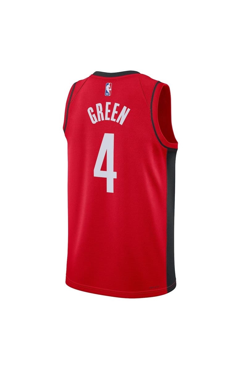 Nike Unisex Nike Jalen Green Red Houston Rockets Swingman Jersey - Icon Edition, Alternate, color,