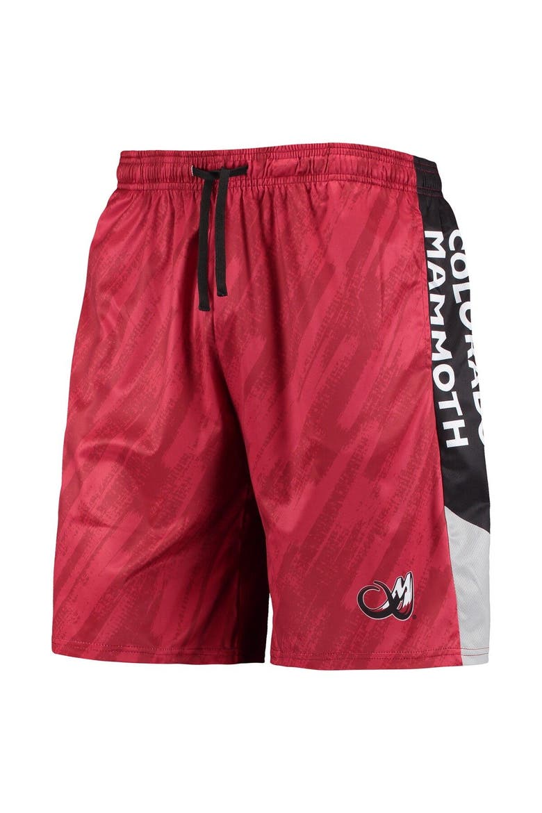 Men's FOCO Red Colorado Mammoth Static Mesh Shorts, Alternate, color, Red