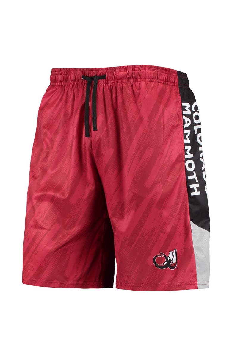 FOCO Men's FOCO Red Colorado Mammoth Static Mesh Shorts, Alternate, color, Red