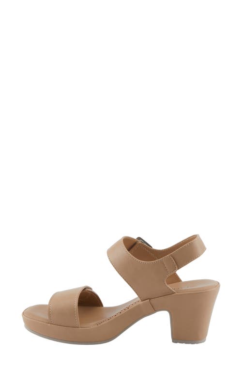 Patrizia By Spring Step Sandlin Adjustable Sandal In Beige