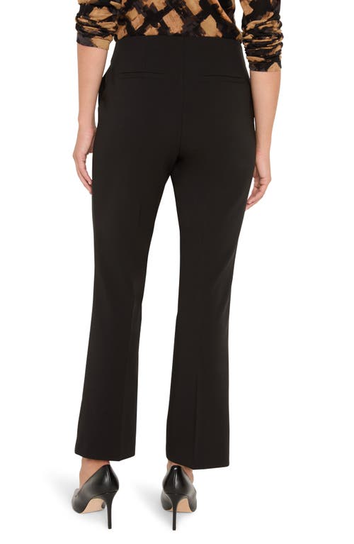 Nic + Zoe Nic+zoe Plaza Pull-on Bootcut Pants In Black