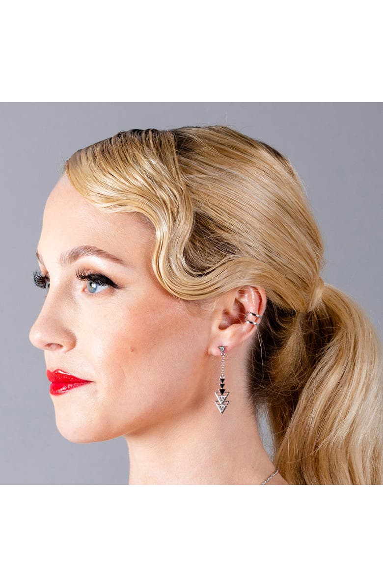 Lucy Quartermaine Art Deco Ear Cuff, Alternate, color,