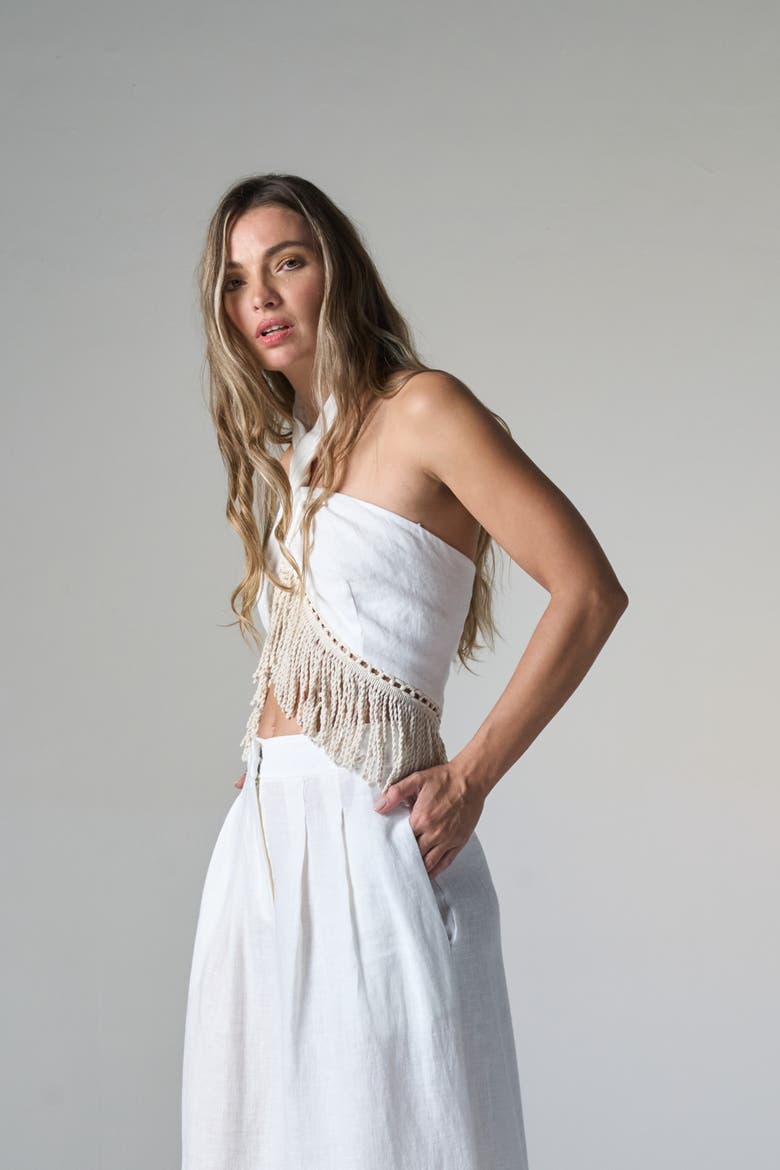 Delaney Top, Alternate, color, White