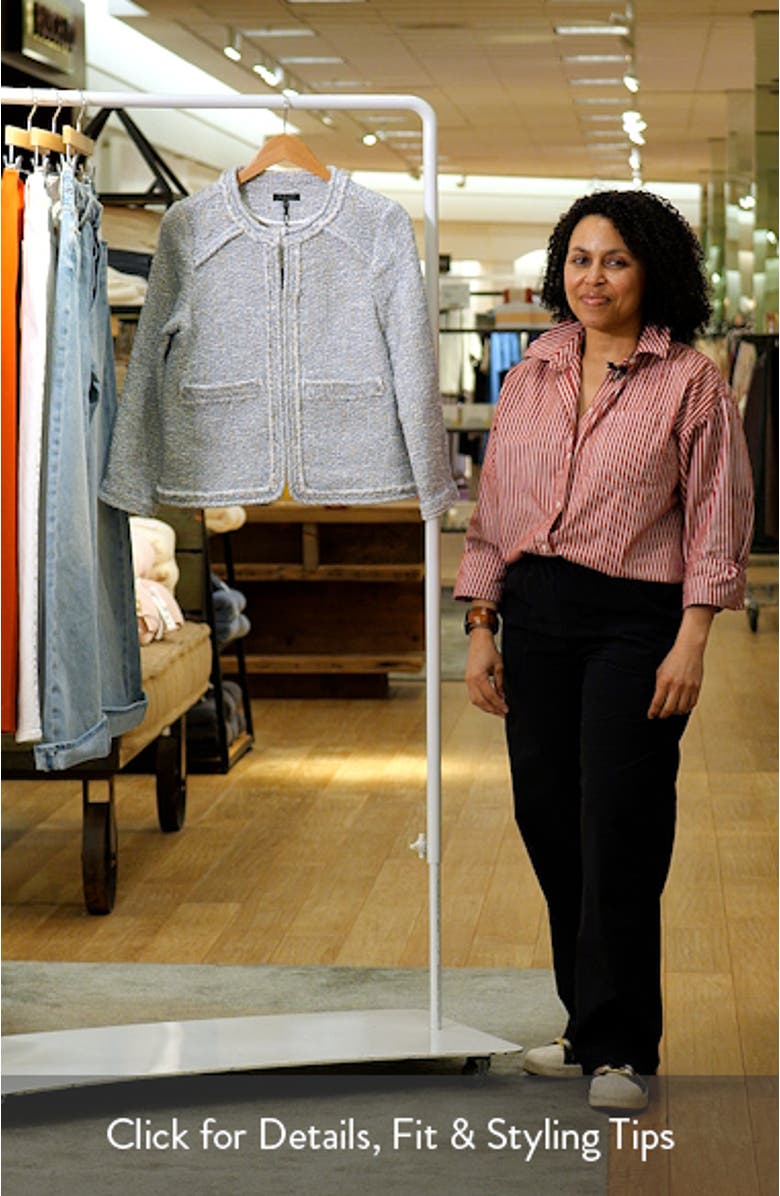 Clarice Cotton Blend Jacket, sales video thumbnail