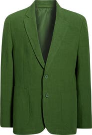 Percival Tailored Fit Solid Linen Blazer