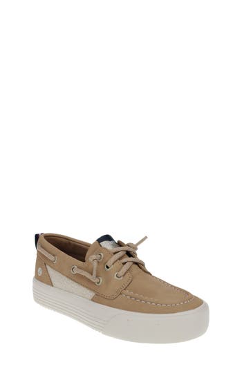 Sperry Kids' Kalafish Platform Slip-on Sneaker In Brown