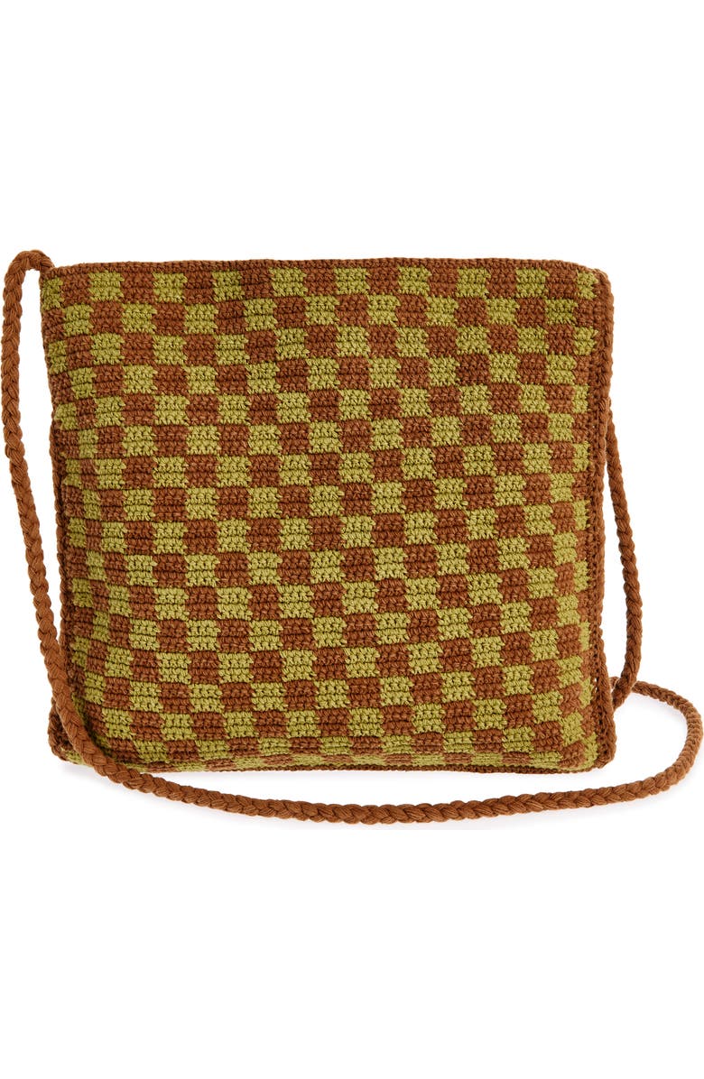 Story mfg. Stash Organic Cotton Crochet Crossbody Bag, Alternate, color,