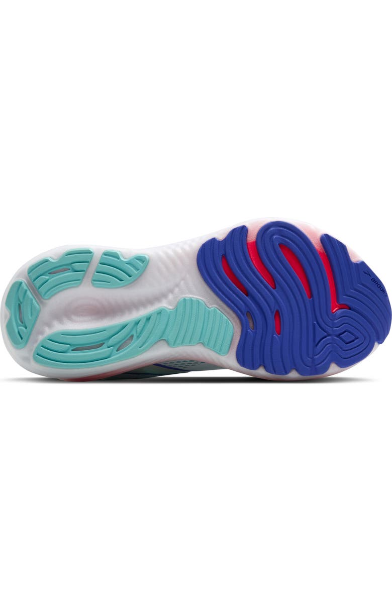 Brooks Glycerin 22 Running Shoe, Alternate, color, White/Limpet Shell/Amparo Blue